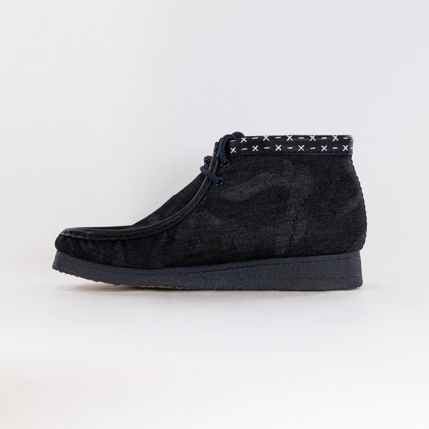 Clarks Originals Wallabee Boot (Men's) - Denim Blue Synthetic