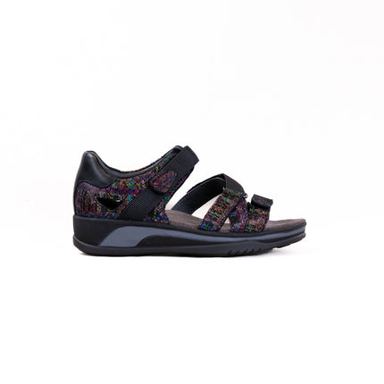 Wolky Desh (Women's) - Giza Print Black Multi