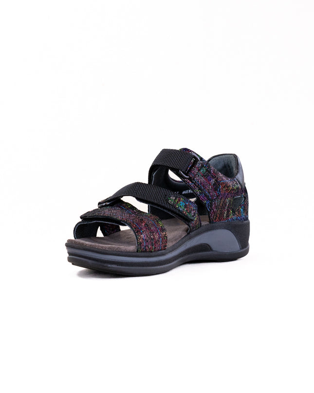 Wolky Desh (Women's) - Giza Print Black Multi