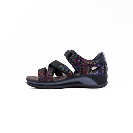 Wolky Desh (Women's) - Giza Print Black Multi