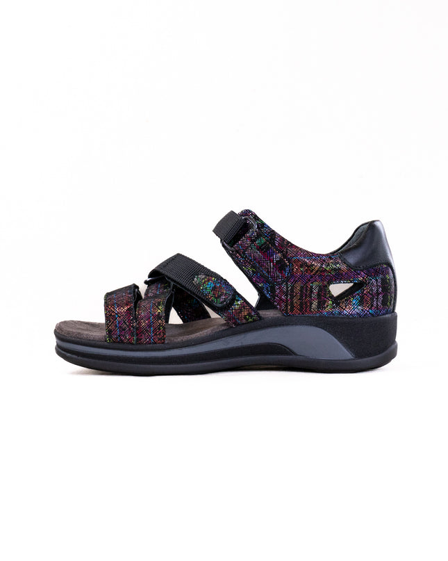 Wolky Desh (Women's) - Giza Print Black Multi