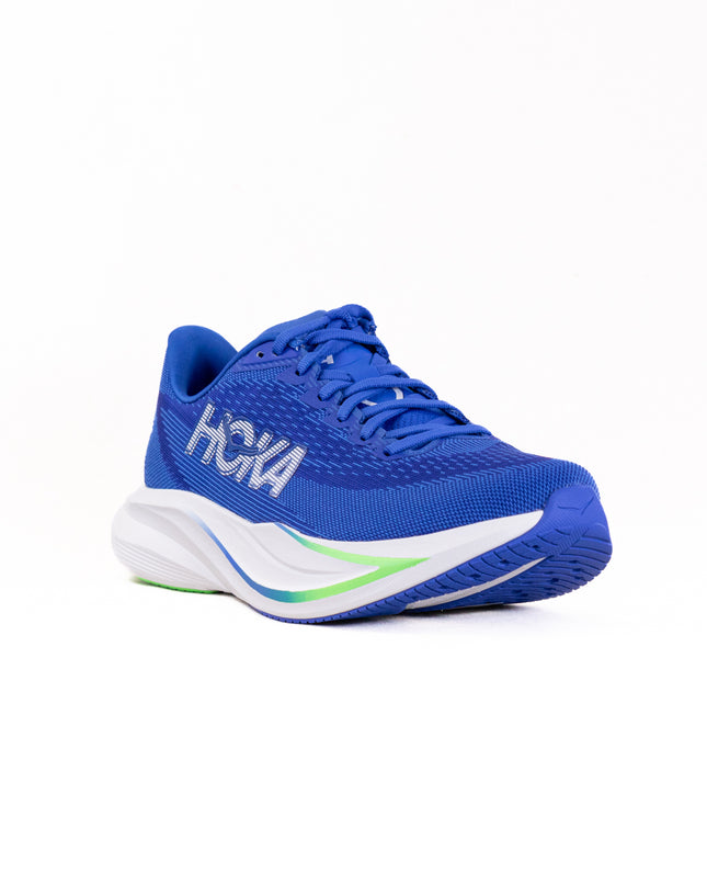 Hoka Mach 7 (Men's) - Cobalt Blue/Neon Green