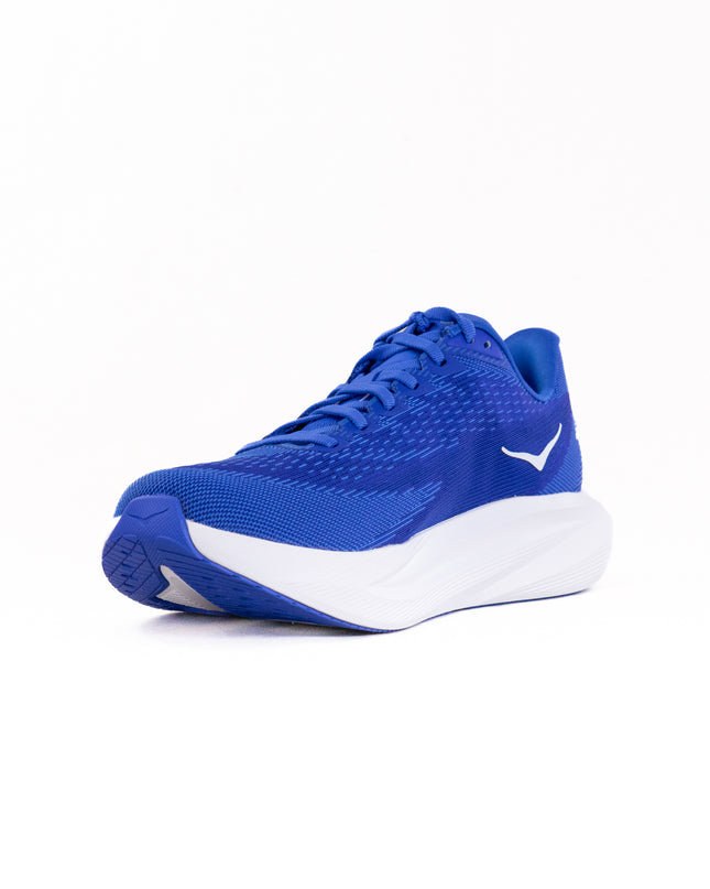 Hoka Mach 7 (Men's) - Cobalt Blue/Neon Green
