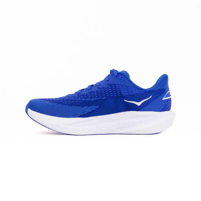 Hoka Mach 7 (Men's) - Cobalt Blue/Neon Green