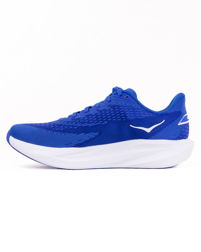 Hoka Mach 7 (Men's) - Cobalt Blue/Neon Green