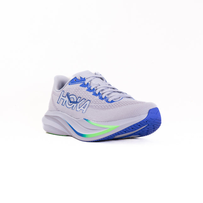 Hoka Mach 7 (Men's) - Ash Grey/Cobalt Blue