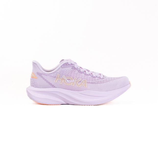 Hoka Mach 7 (Women's) - Lilac Cream/Tangerine Glow