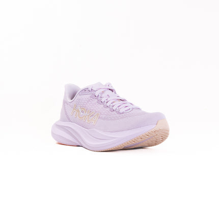 Hoka Mach 7 (Women's) - Lilac Cream/Tangerine Glow