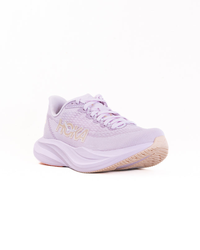 Hoka Mach 7 (Women's) - Lilac Cream/Tangerine Glow