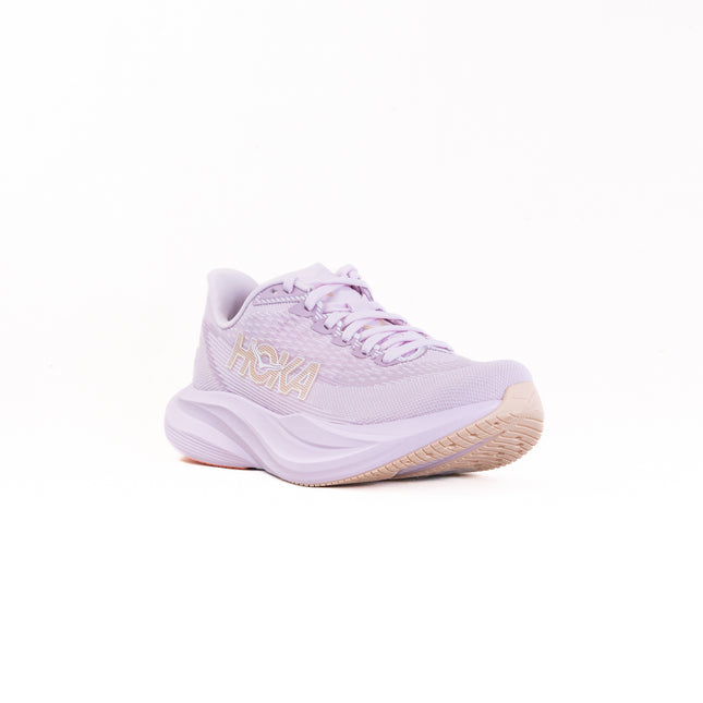 Hoka Mach 7 (Women's) - Lilac Cream/Tangerine Glow