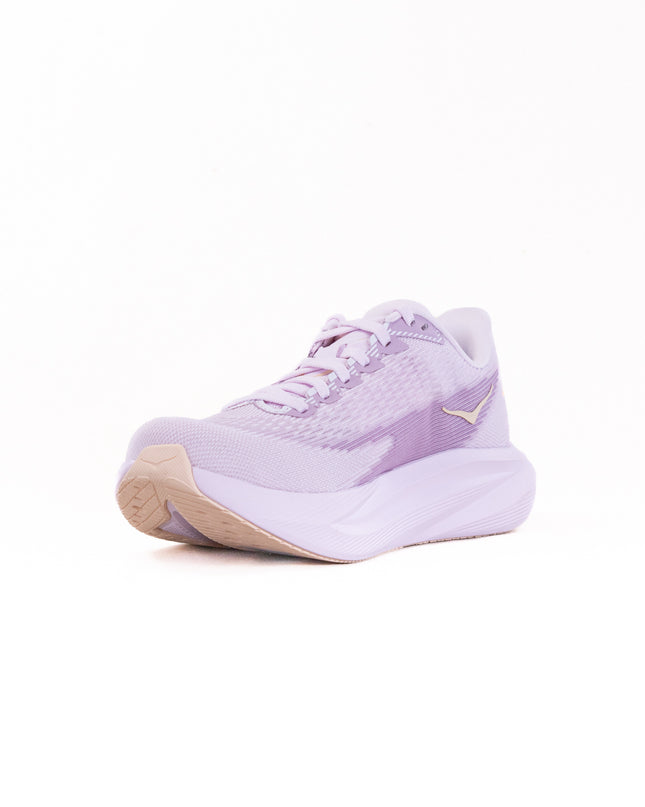 Hoka Mach 7 (Women's) - Lilac Cream/Tangerine Glow