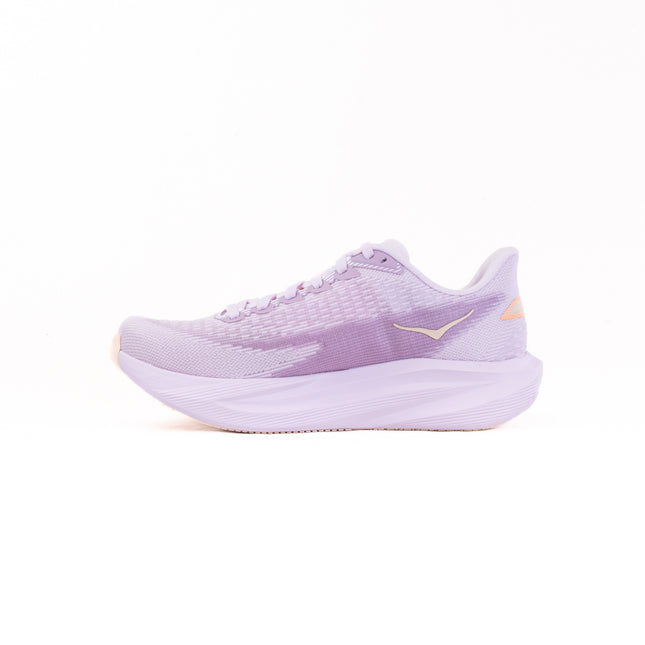 Hoka Mach 7 (Women's) - Lilac Cream/Tangerine Glow