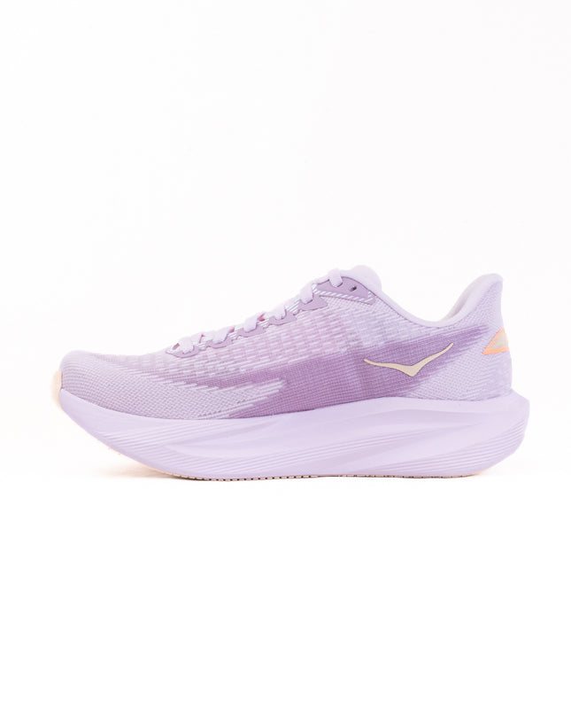Hoka Mach 7 (Women's) - Lilac Cream/Tangerine Glow
