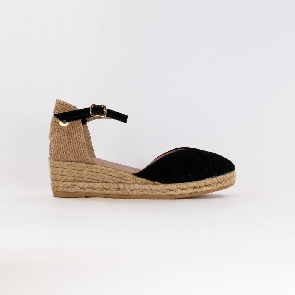 Eric Michael Copa 3 Wedge (Women's) - Black Suede