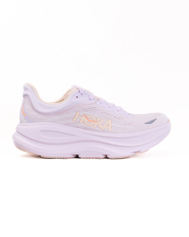 Hoka Bondi 9 (Women's) - Lilac Cream/Tangerine Glow