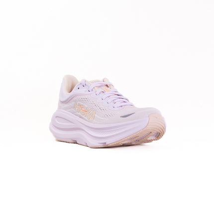 Hoka Bondi 9 (Women's) - Lilac Cream/Tangerine Glow