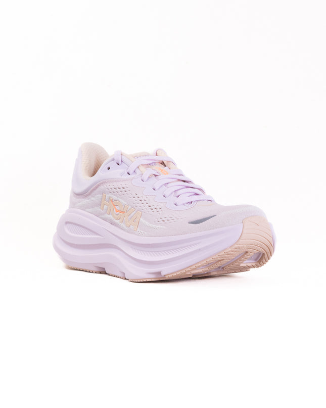 Hoka Bondi 9 (Women's) - Lilac Cream/Tangerine Glow