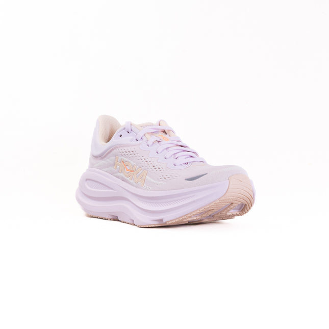 Hoka Bondi 9 (Women's) - Lilac Cream/Tangerine Glow