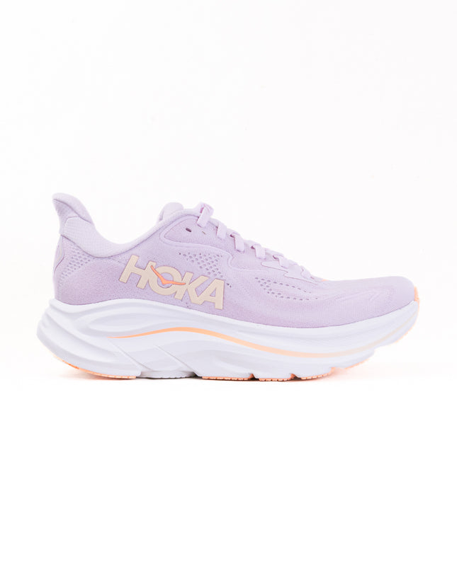 Hoka Clifton 10 (Women's) - Lilac Cream / Tangerine