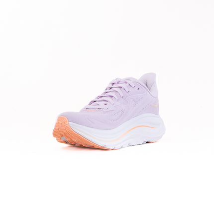 Hoka Clifton 10 (Women's) - Lilac Cream / Tangerine