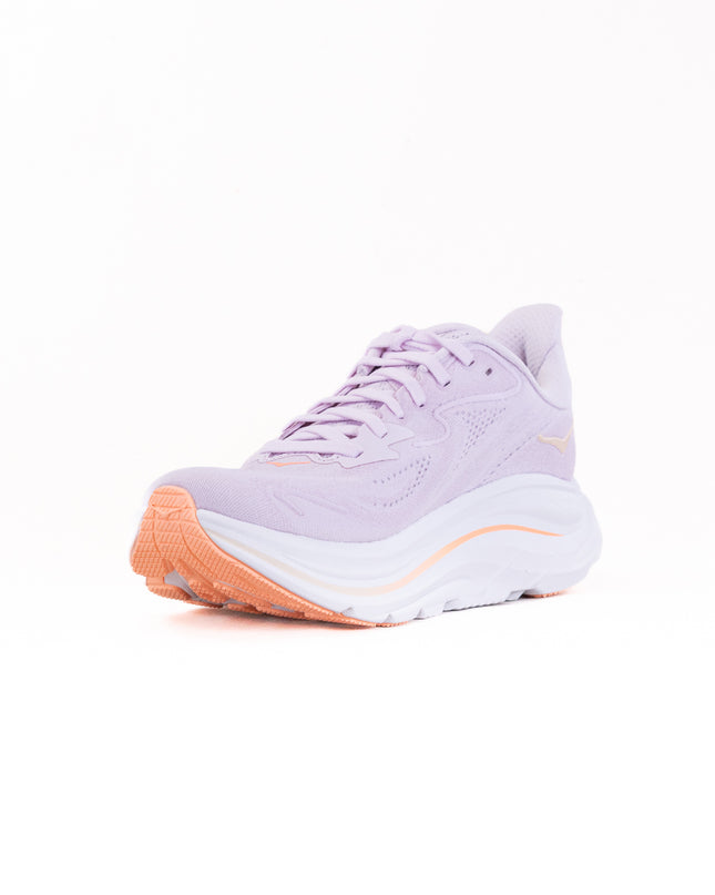 Hoka Clifton 10 (Women's) - Lilac Cream / Tangerine