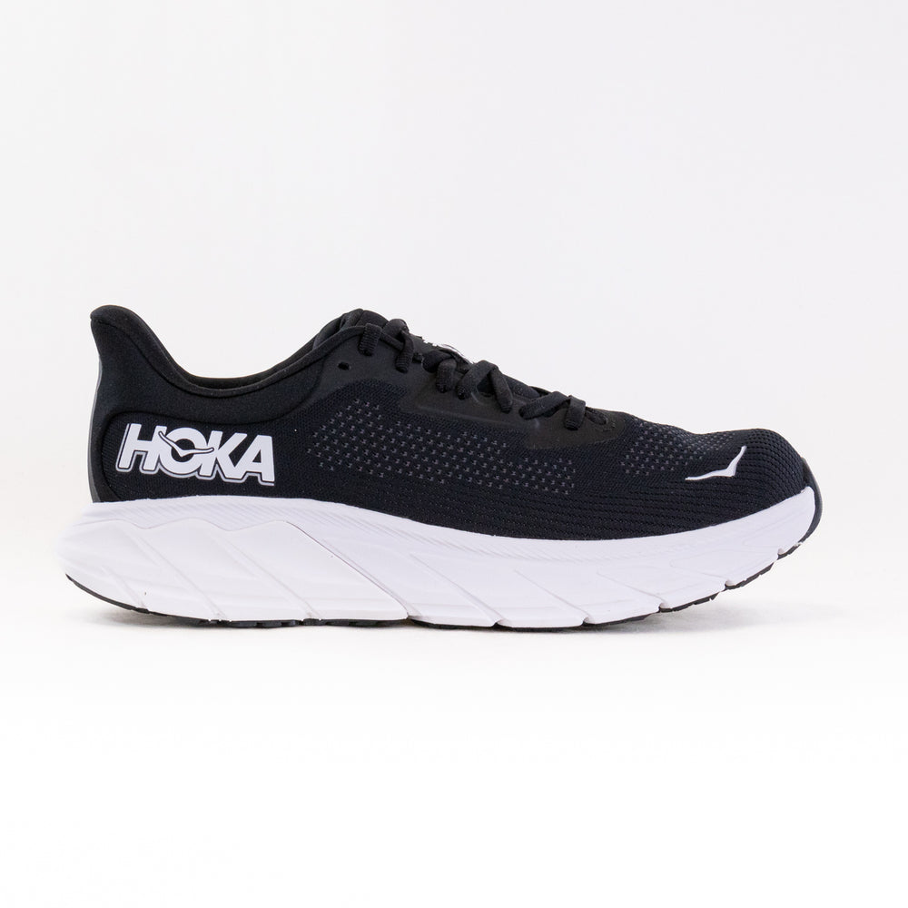 Hoka Arahi 7 Wide (Men's) - Black/White