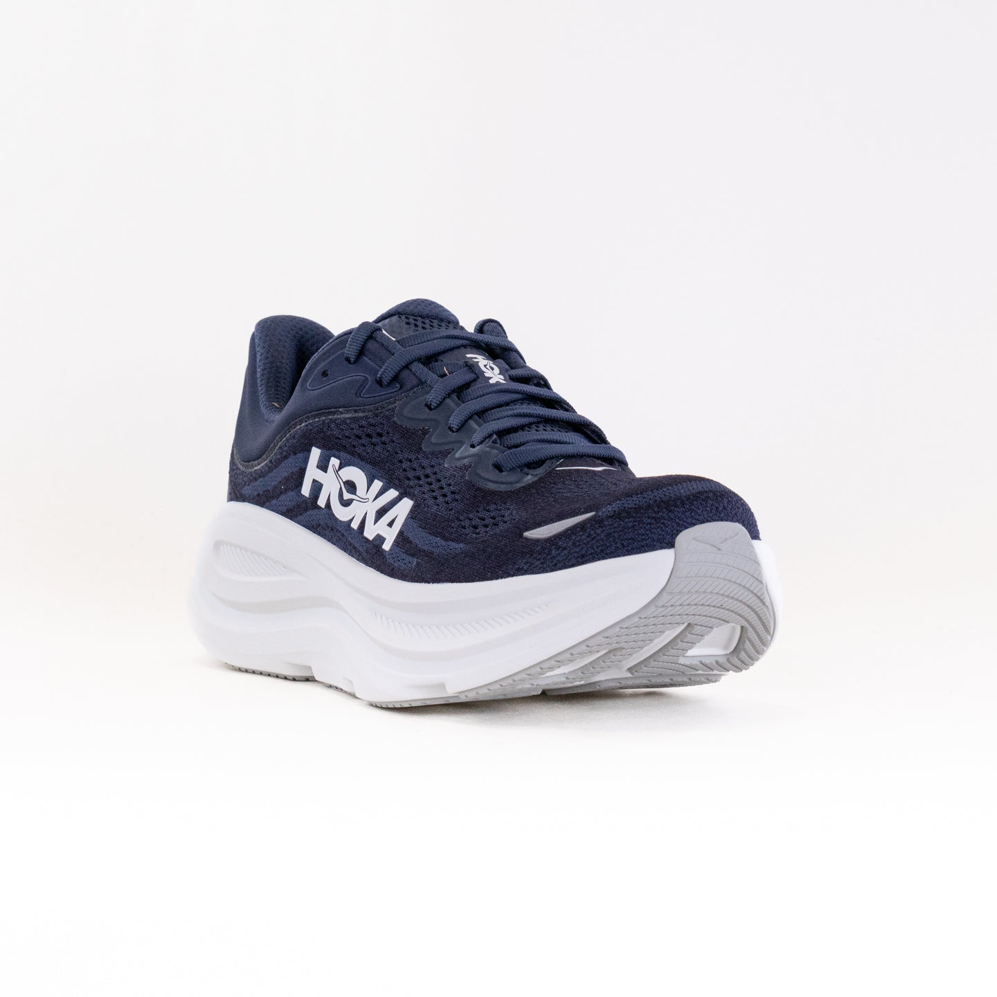 Hoka Bondi 9 Wide (Men's) - Varsity Navy/White