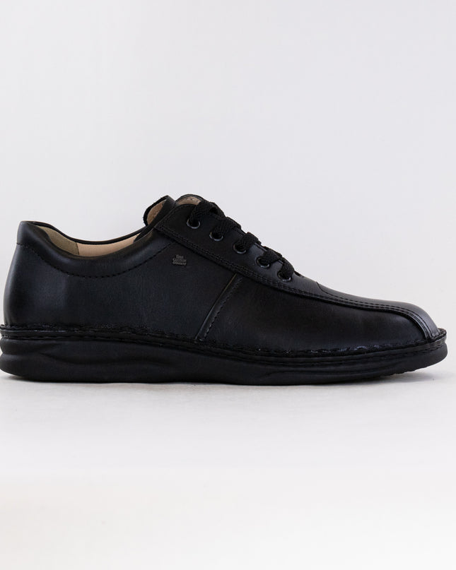 Finn Comfort Dijon (Men's) - Black Leather