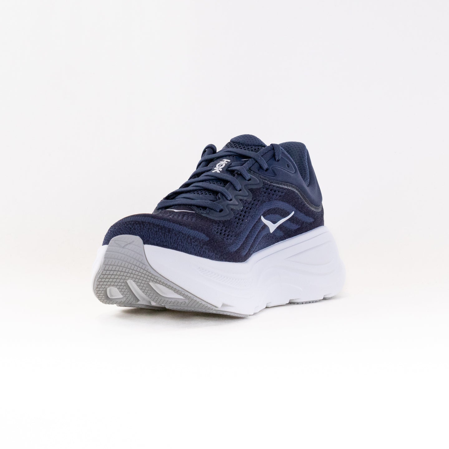 Hoka Bondi 9 Wide (Men's) - Varsity Navy/White