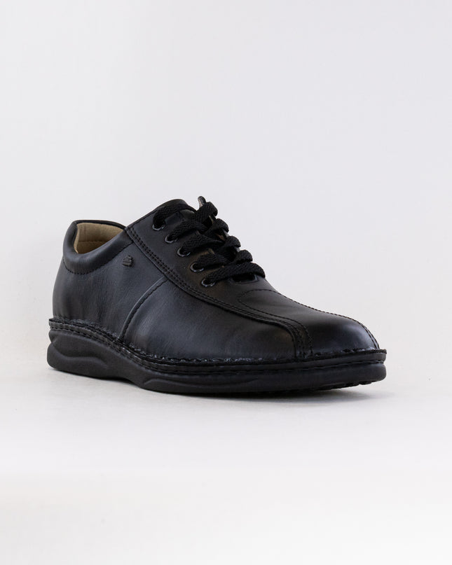 Finn Comfort Dijon (Men's) - Black Leather