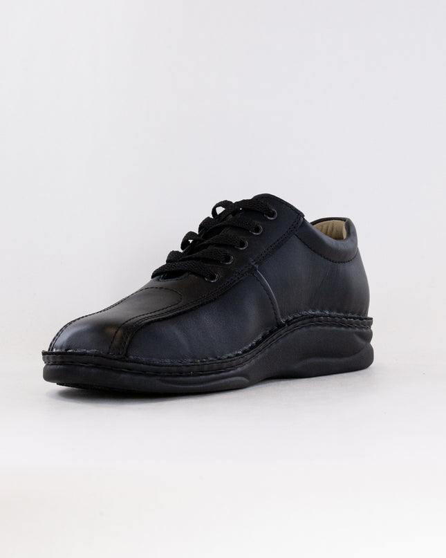 Finn Comfort Dijon (Men's) - Black Leather