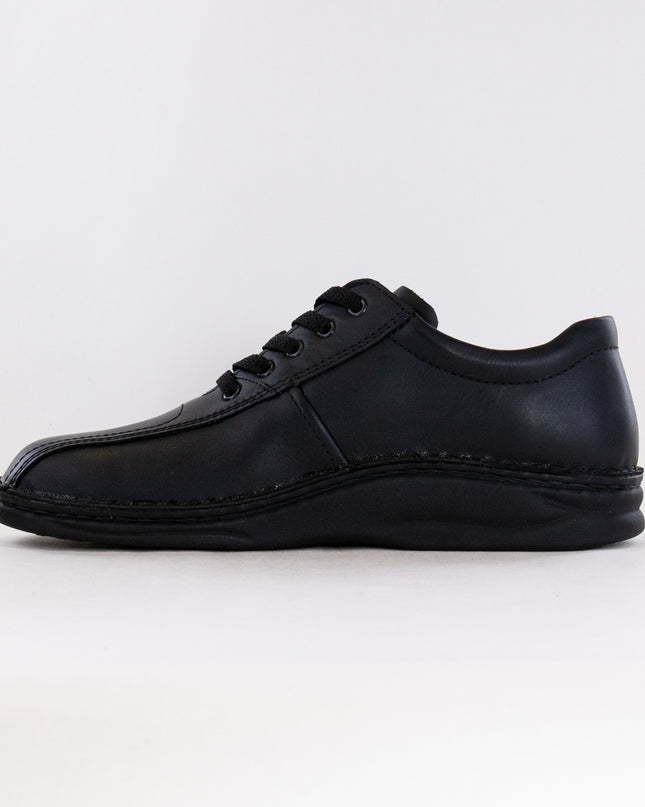 Finn Comfort Dijon (Men's) - Black Leather