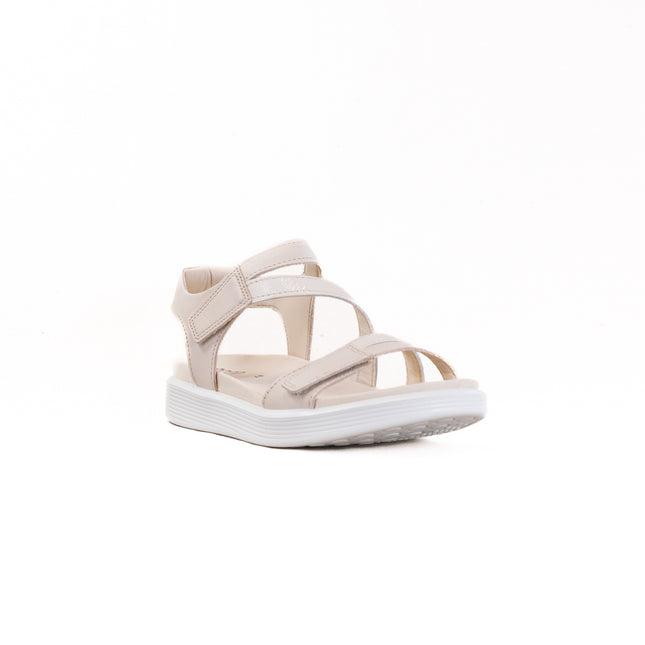 ECCO Soft Sandal (Women's) - Limestone/Limestone