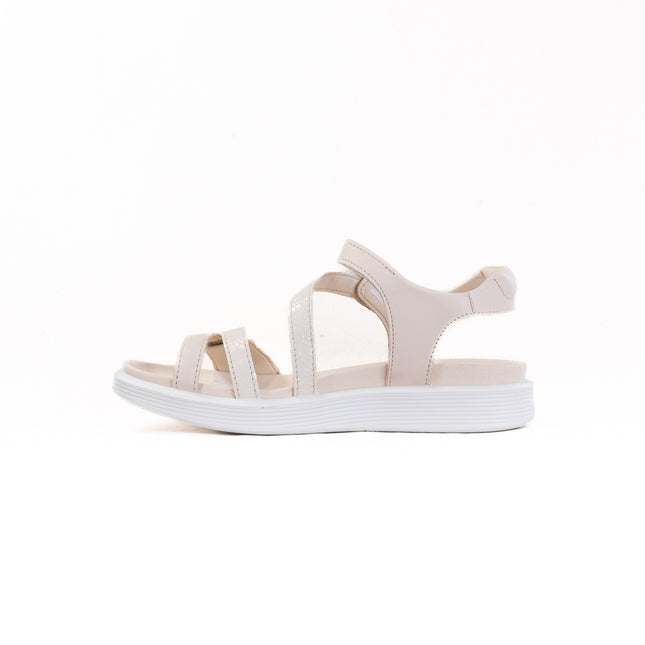 ECCO Soft Sandal (Women's) - Limestone/Limestone