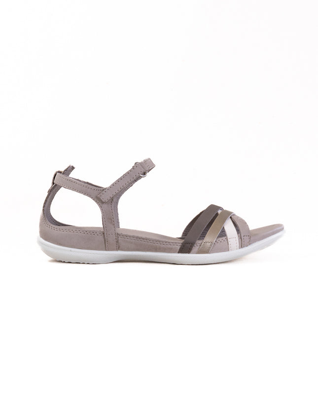 ECCO Flash X-Strap (Women's) - Moon Rock/Dark Clay/Pure Cashmere/Ice White