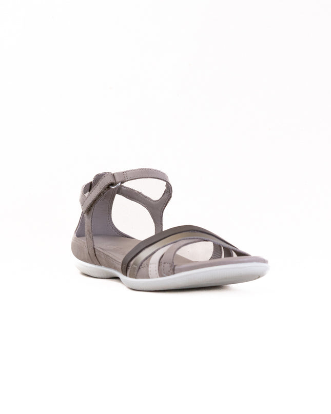 ECCO Flash X-Strap (Women's) - Moon Rock/Dark Clay/Pure Cashmere/Ice White