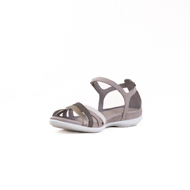 ECCO Flash X-Strap (Women's) - Moon Rock/Dark Clay/Pure Cashmere/Ice White