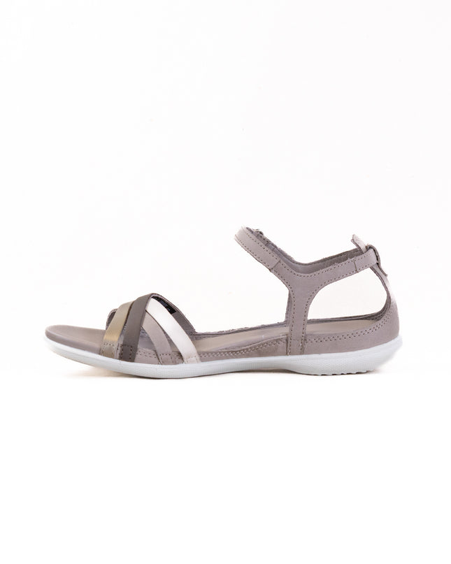 ECCO Flash X-Strap (Women's) - Moon Rock/Dark Clay/Pure Cashmere/Ice White