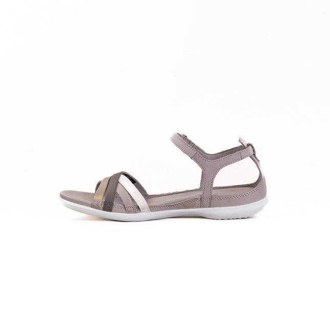 ECCO Flash X-Strap (Women's) - Moon Rock/Dark Clay/Pure Cashmere/Ice White