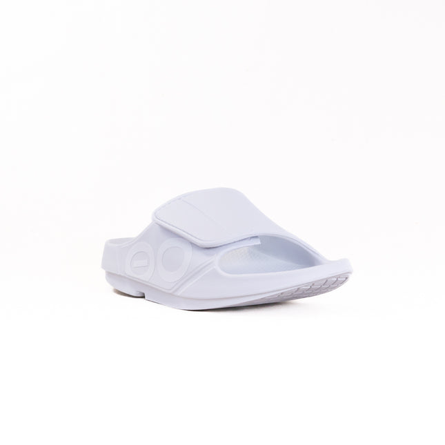 OOFOS OOahh Sport Flex Sandal (Unisex) - White