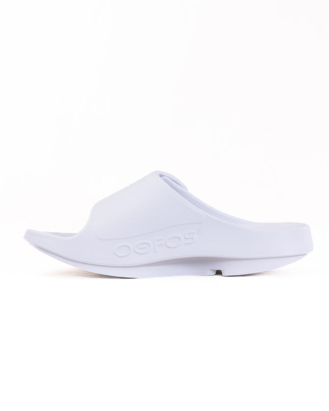 OOFOS OOahh Sport Flex Sandal (Unisex) - White