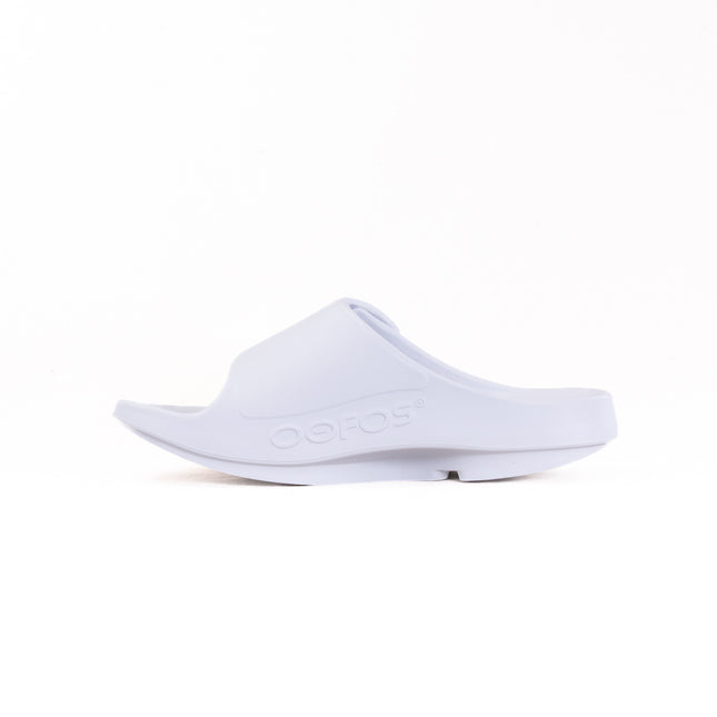 OOFOS OOahh Sport Flex Sandal (Unisex) - White