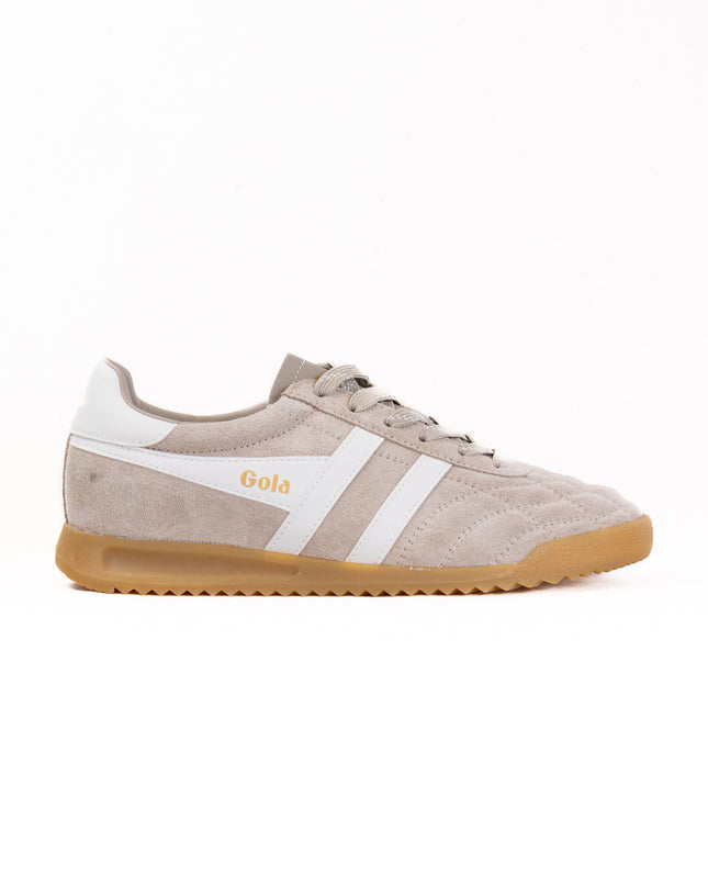 Gola Stadium Suede Sneakers (Women's) - Bone/Off White
