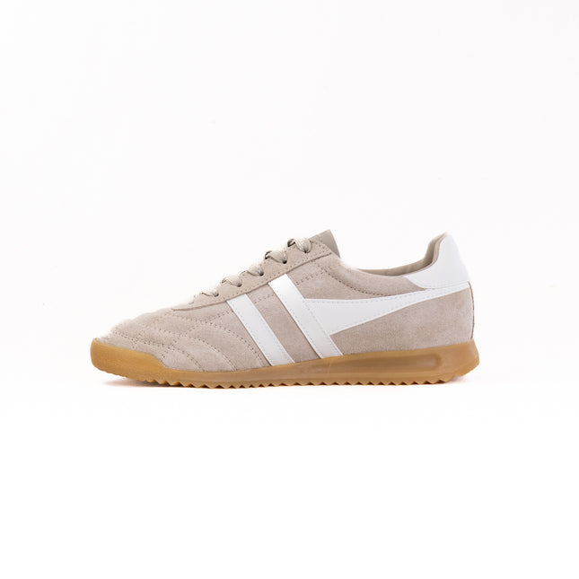 Gola Stadium Suede Sneakers (Women's) - Bone/Off White