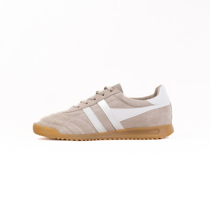 Gola Stadium Suede Sneakers (Women's) - Bone/Off White
