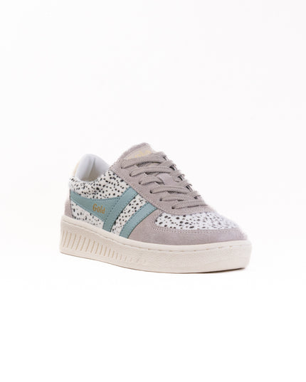Gola Classics Grandslam Savanna Sneakers (Women's) - Cheetah/Feather Grey/Green