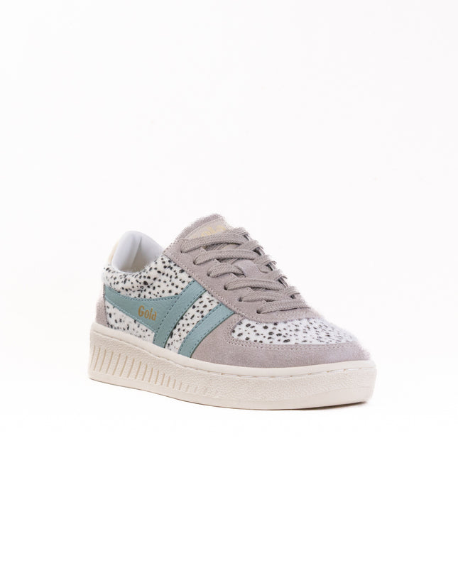 Gola Classics Grandslam Savanna Sneakers (Women's) - Cheetah/Feather Grey/Green