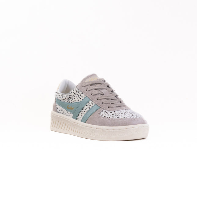 Gola Classics Grandslam Savanna Sneakers (Women's) - Cheetah/Feather Grey/Green