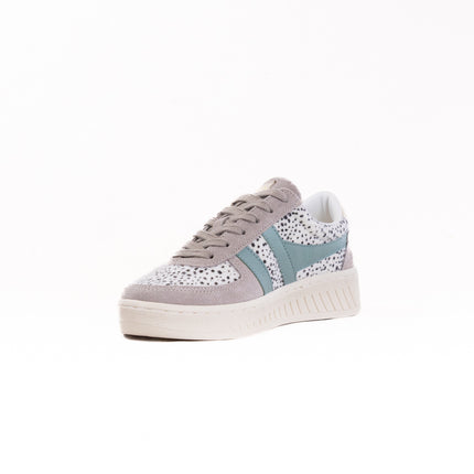 Gola Classics Grandslam Savanna Sneakers (Women's) - Cheetah/Feather Grey/Green