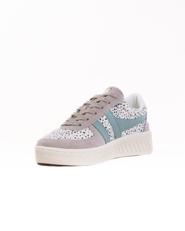 Gola Classics Grandslam Savanna Sneakers (Women's) - Cheetah/Feather Grey/Green
